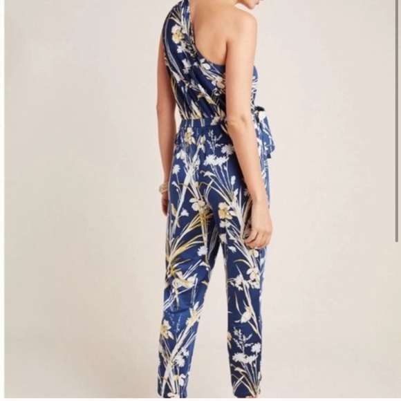 LIKE-NEW! Gorgeous one shoulder long romper. - Picture 3 of 4